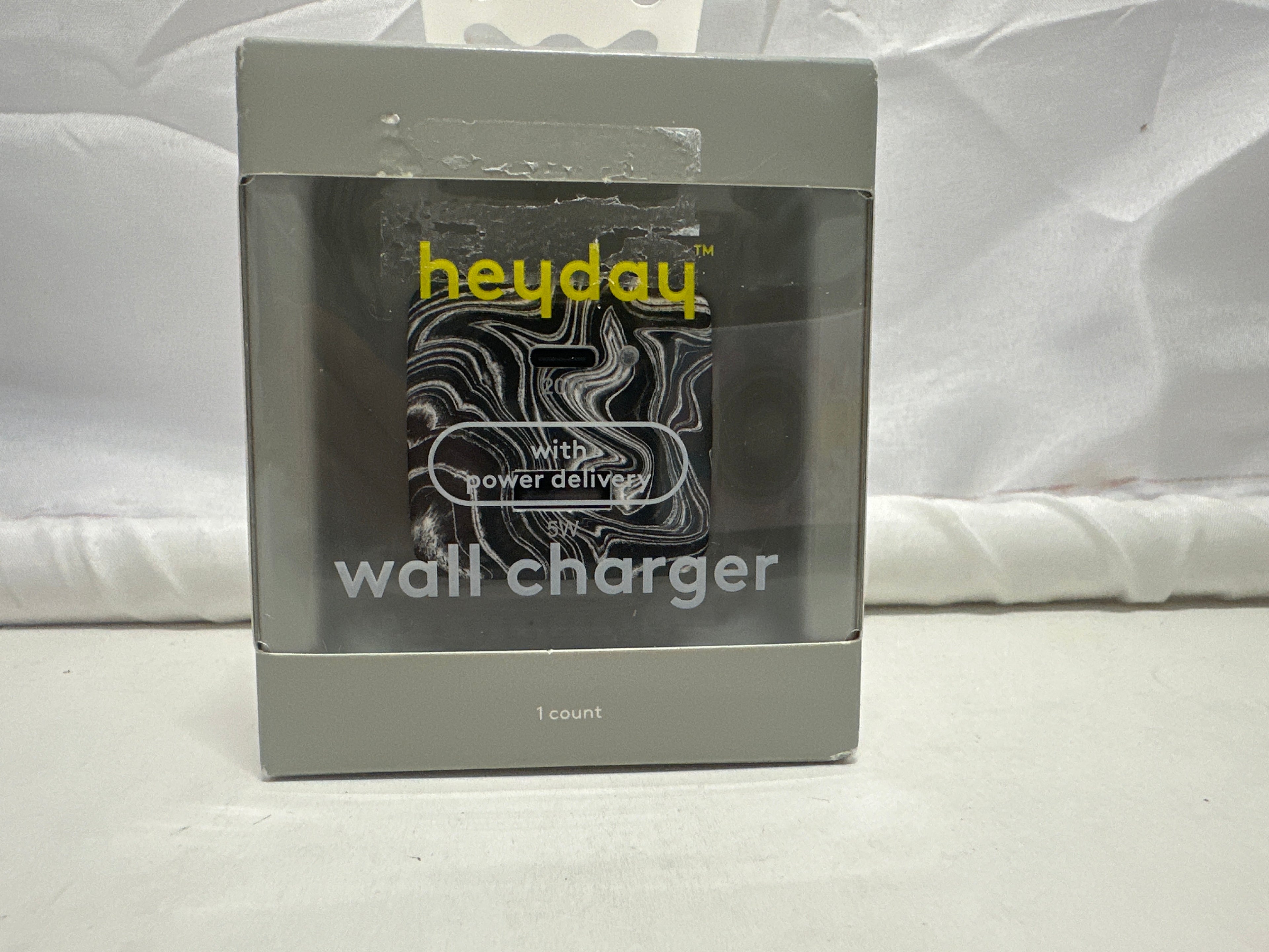 Heyday USB-C Wall Charger 20W Power Delivery – Black Agate