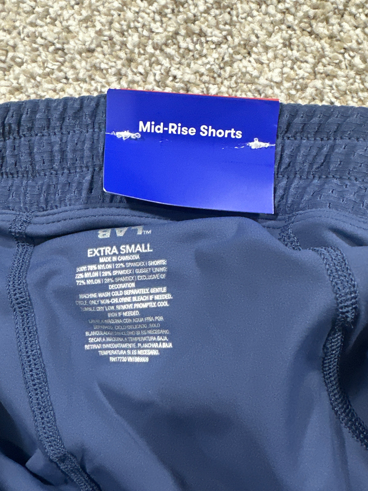JoyLab Womens Oceana Mid Rise Built In Shorts Size XS — photo 4