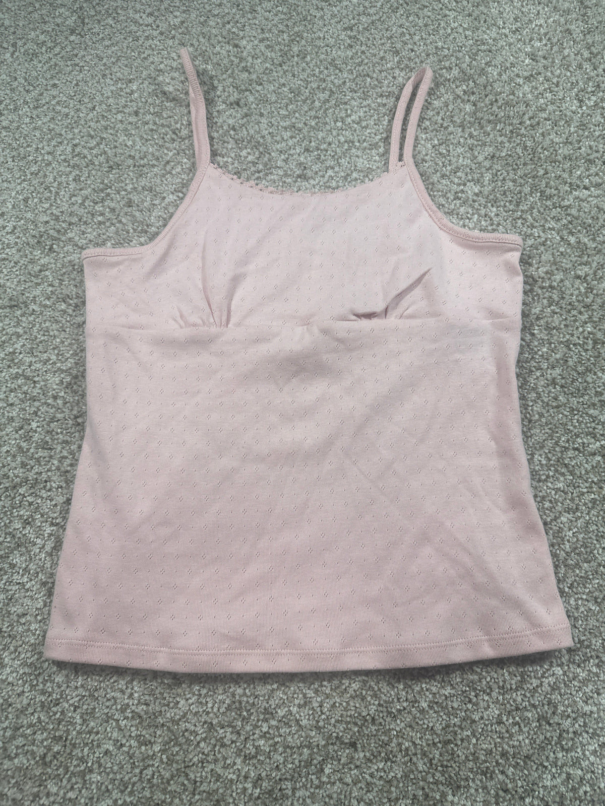 art class Pink Pointelle Camisole Top Size XL (14) - photo 1
