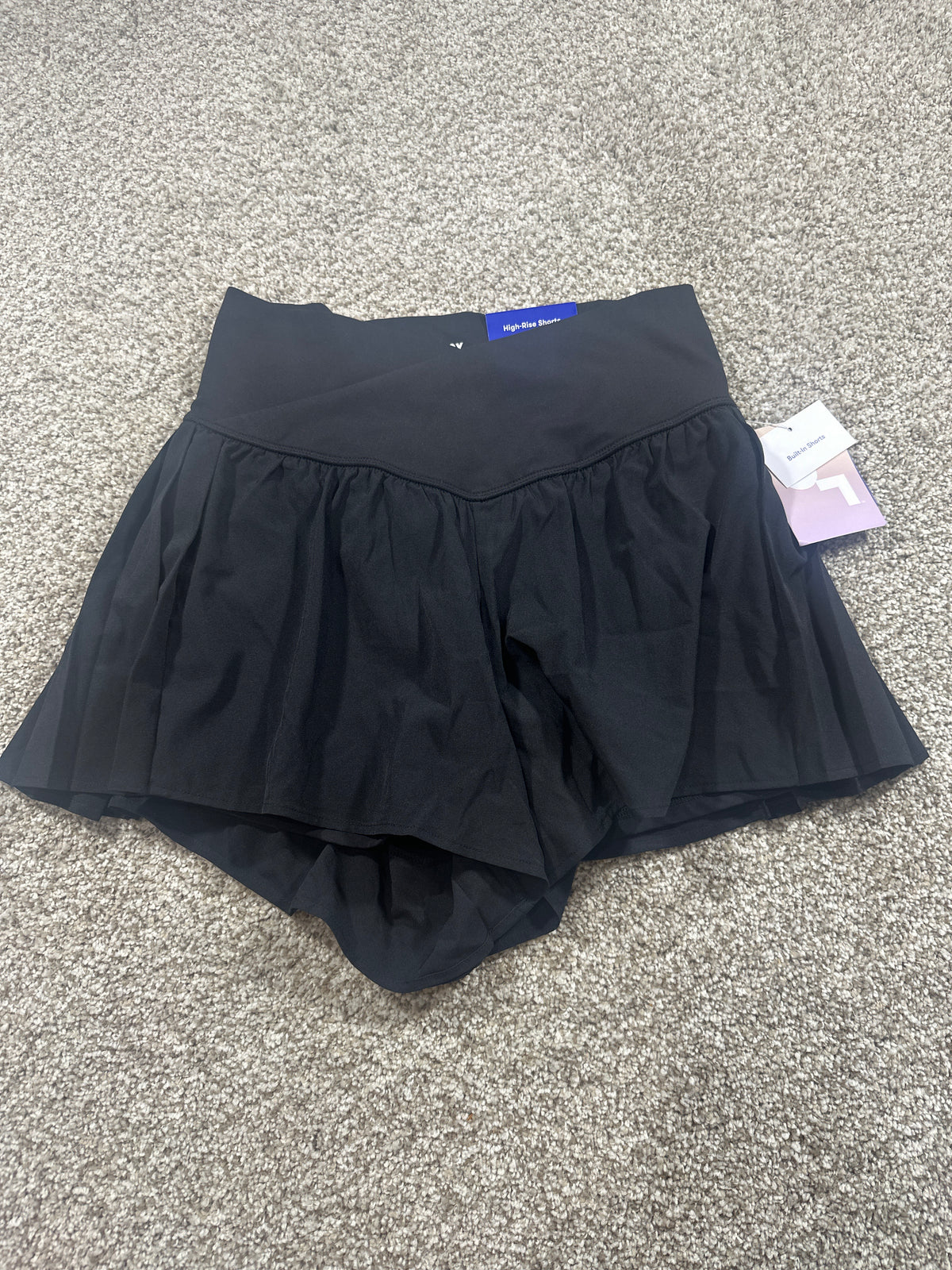 JoyLab Black High Rise Built In Shorts Size M - photo 1