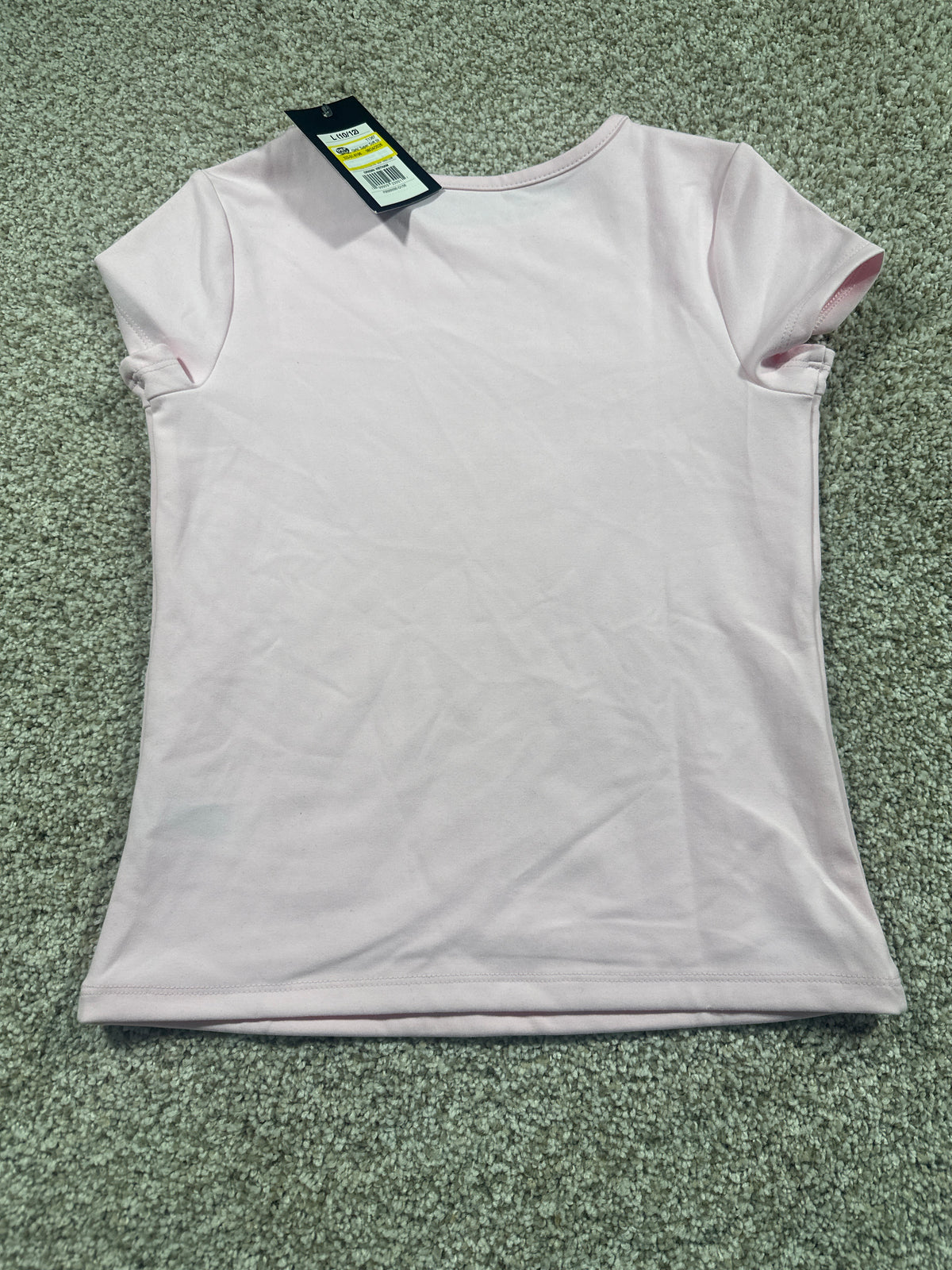 Art Class girls light pink super soft short sleeve T-shirt, size L 10/12