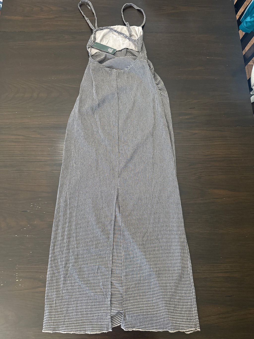 Women's Wild Fable Smocked Gingham Maxi Dress