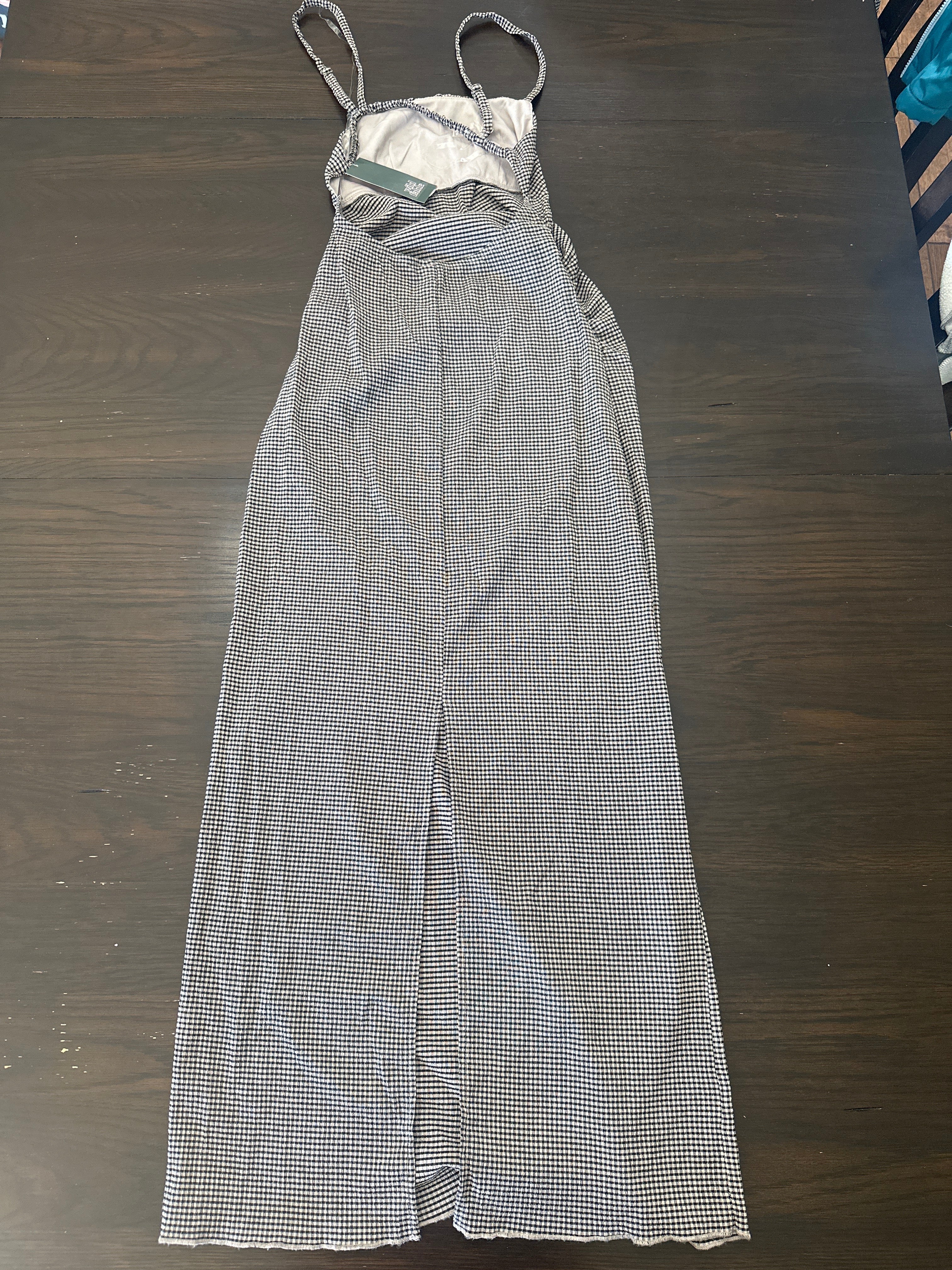Women's Wild Fable Smocked Gingham Maxi Dress