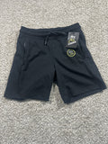 Art Class boys black textured knit pull-on shorts, size M 8
