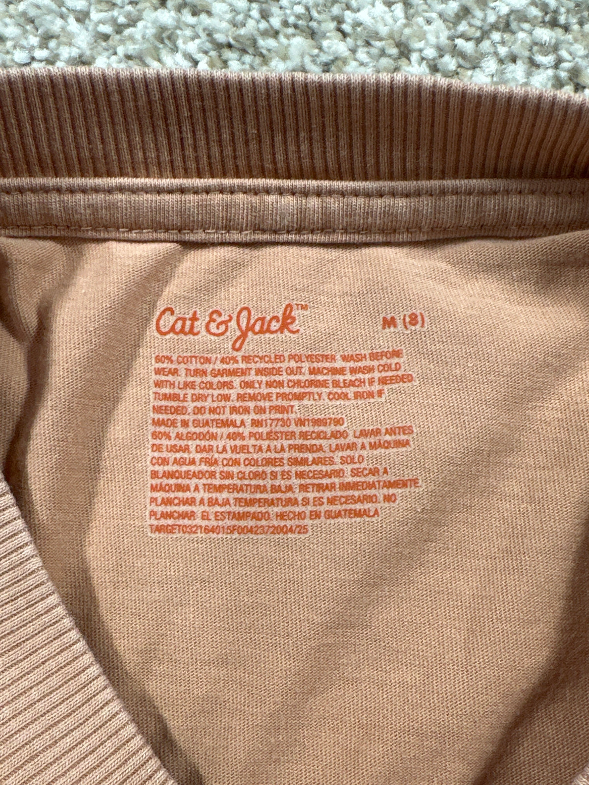 Cat & Jack girls Sunset Chaser T-shirt detail 4