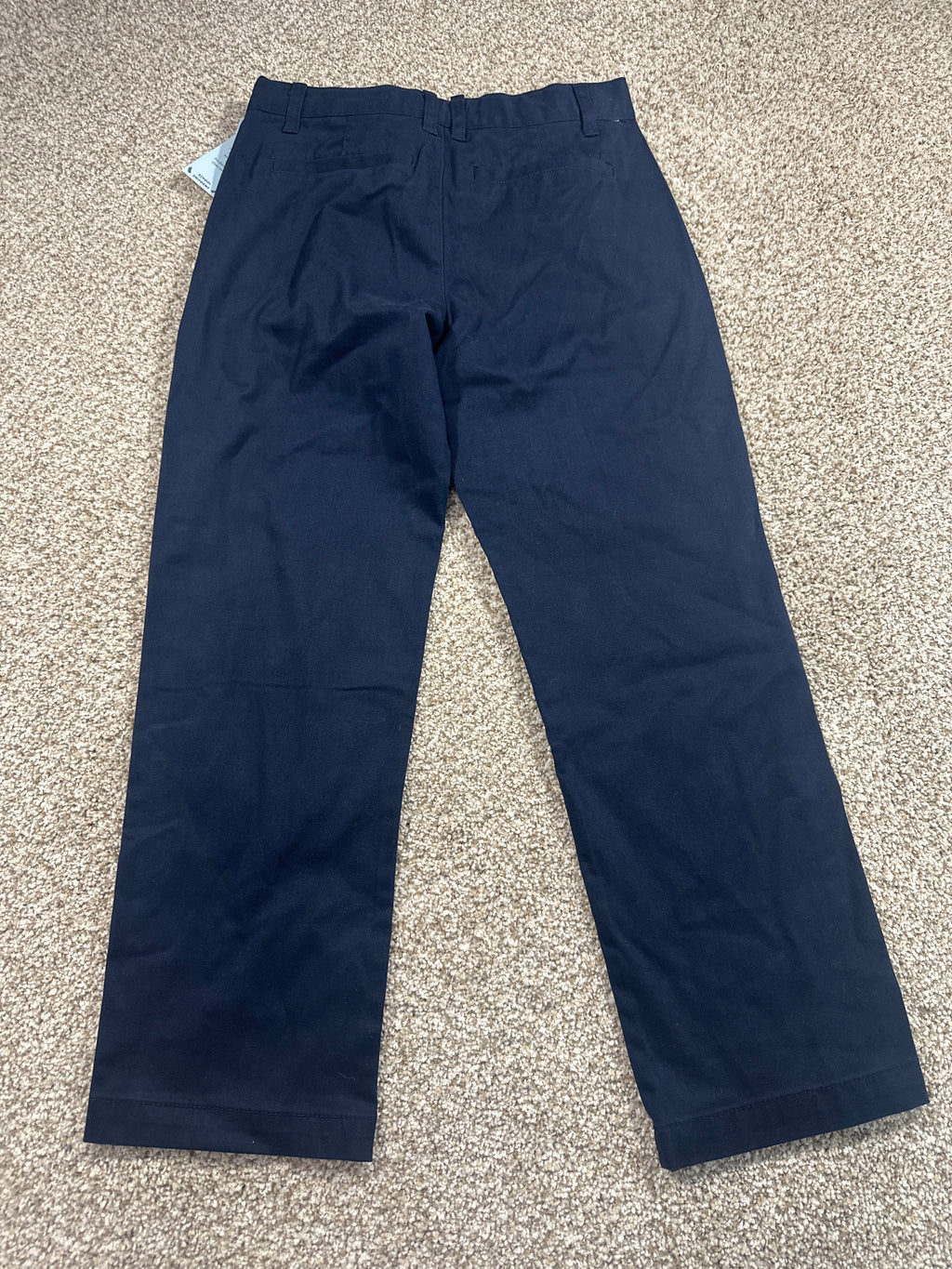 Cat & Jack kids navy straight school uniform pants, size 12