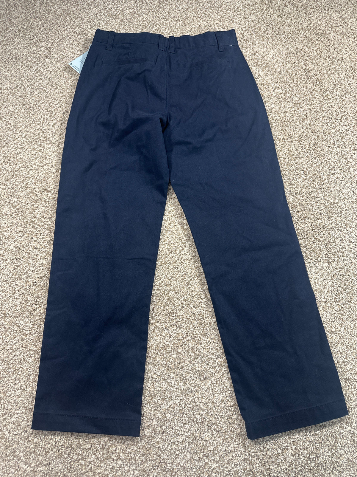 Cat & Jack kids navy straight school uniform pants, size 12