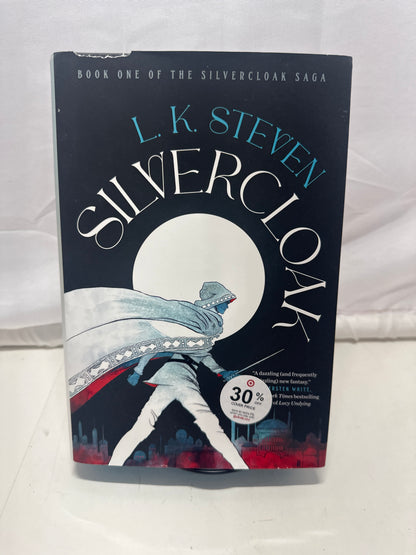 Silvercloak L K Steven Hardcover Book One of the Silvercloak Saga Fantasy