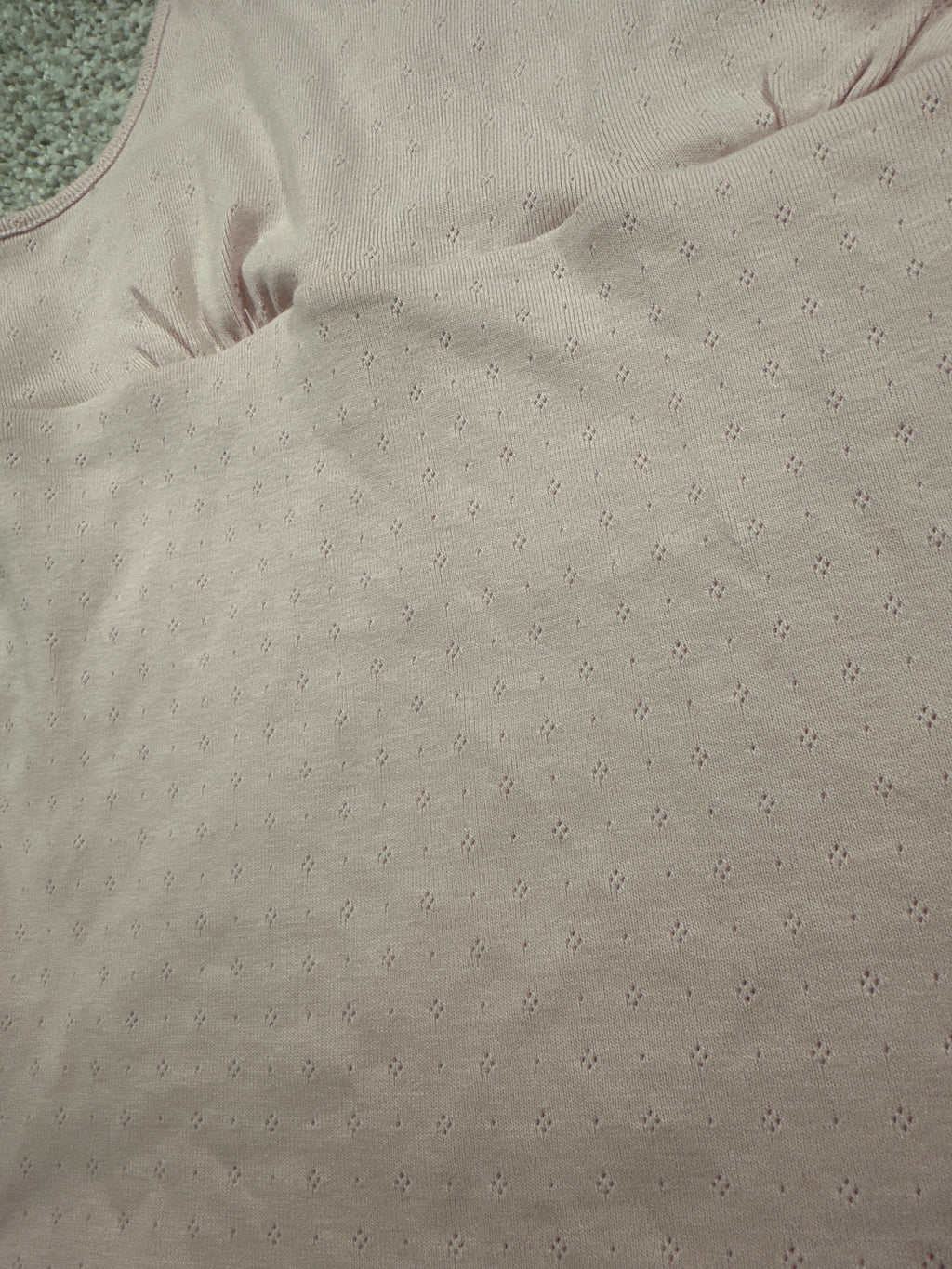 Art Class girls pink pointelle tank top photo 2