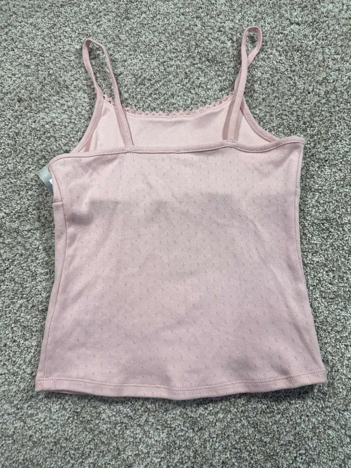 Art Class girls pink pointelle tank top photo 3