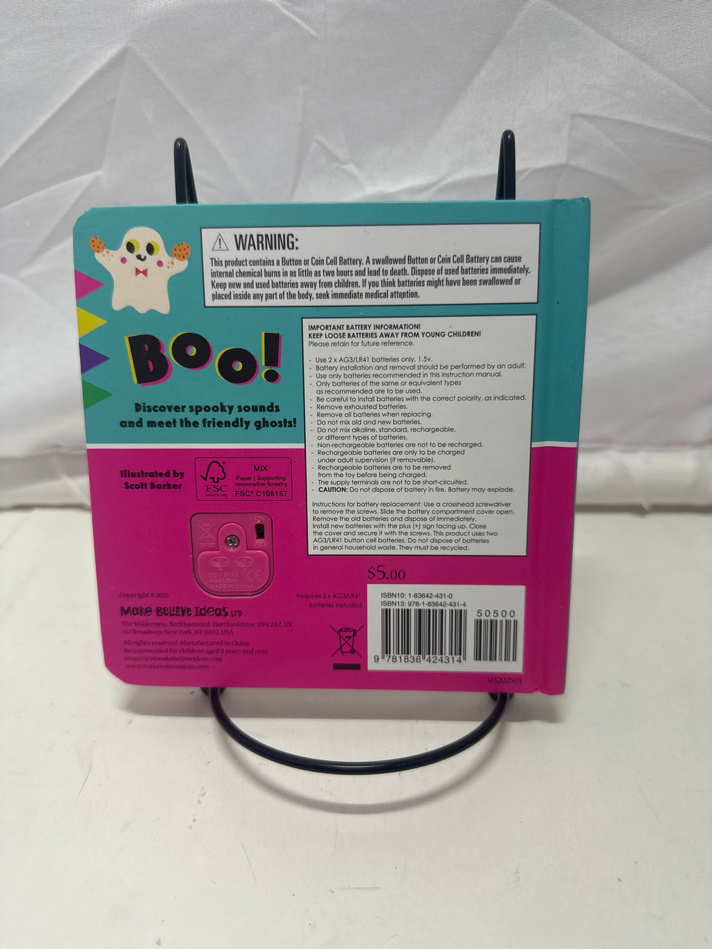 Boo! – Spooky Sound Board Book (Interactive)