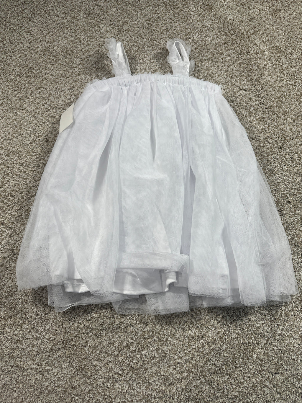 Audrey Camille Toddler Girls White Tulle Dress Size 2T back