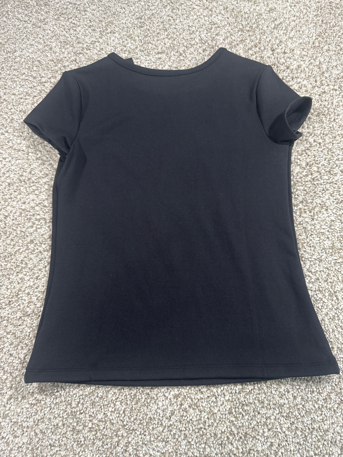 Art Class girls black super-soft short-sleeve T-shirt, size L 10/12