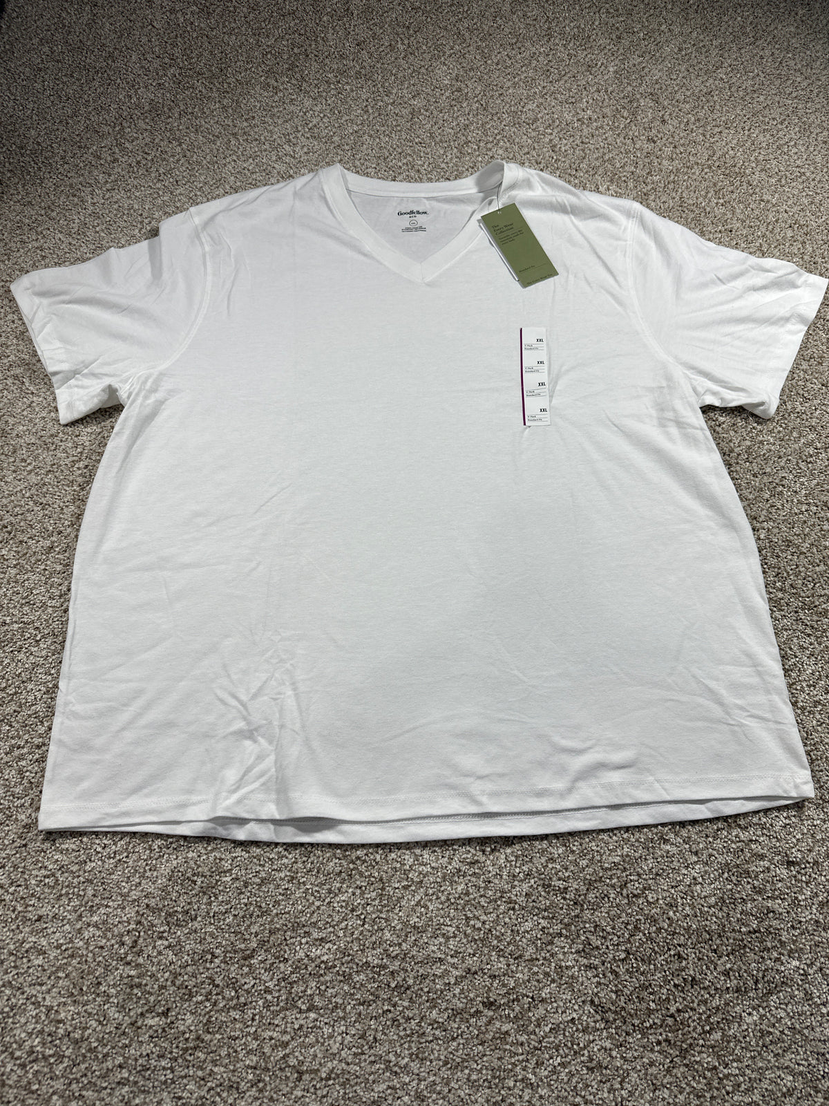 Goodfellow & Co Every Wear V-neck T-shirt XXL eco white