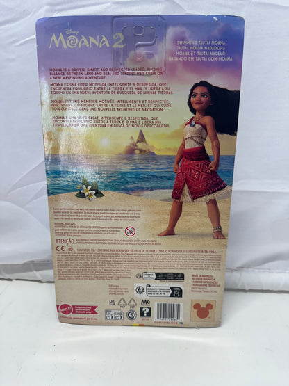 Disney Moana 2 Swimming Moana Doll