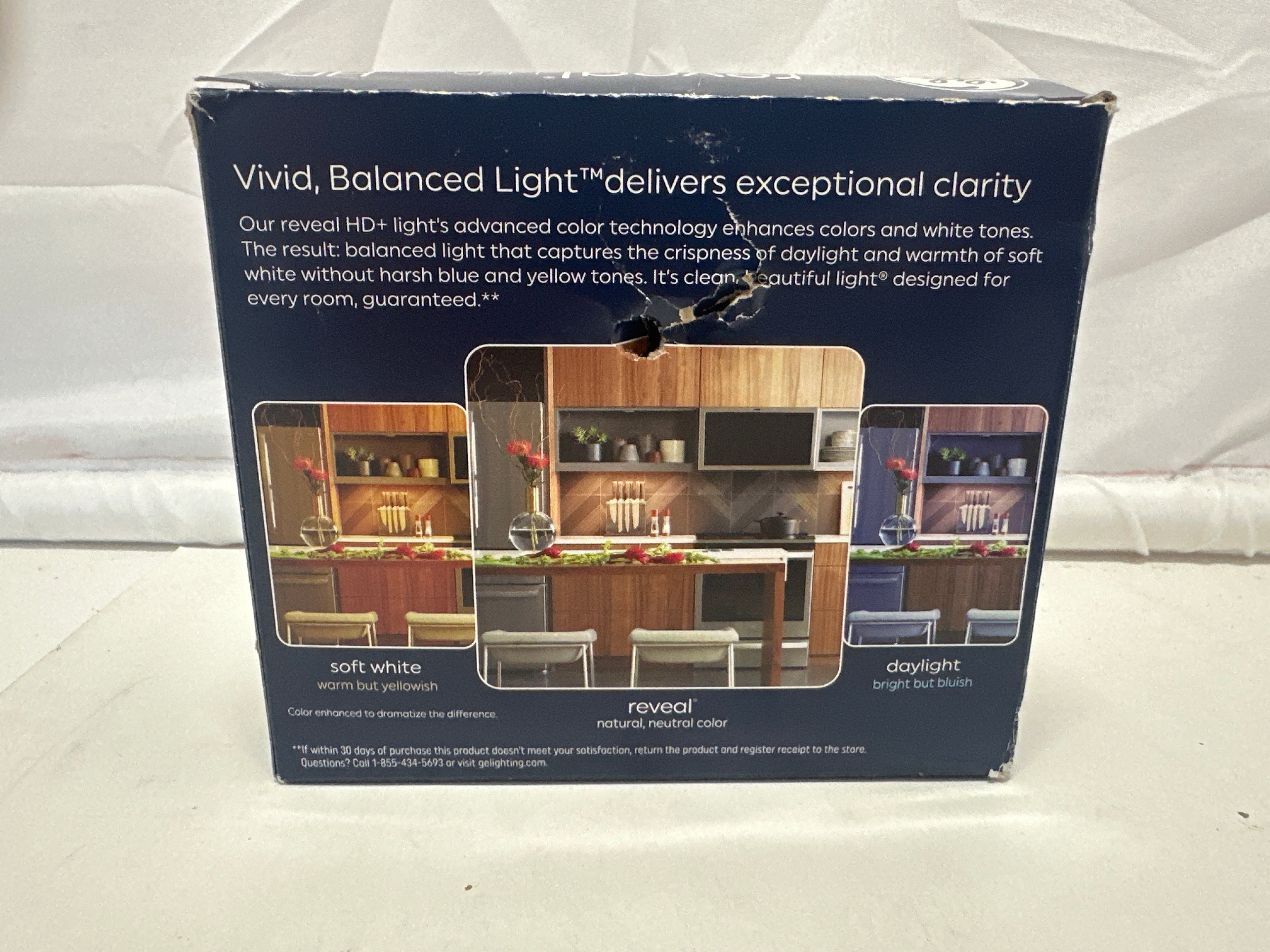 GE Reveal LED Light Bulbs – A19 Medium Base (2 Pack)