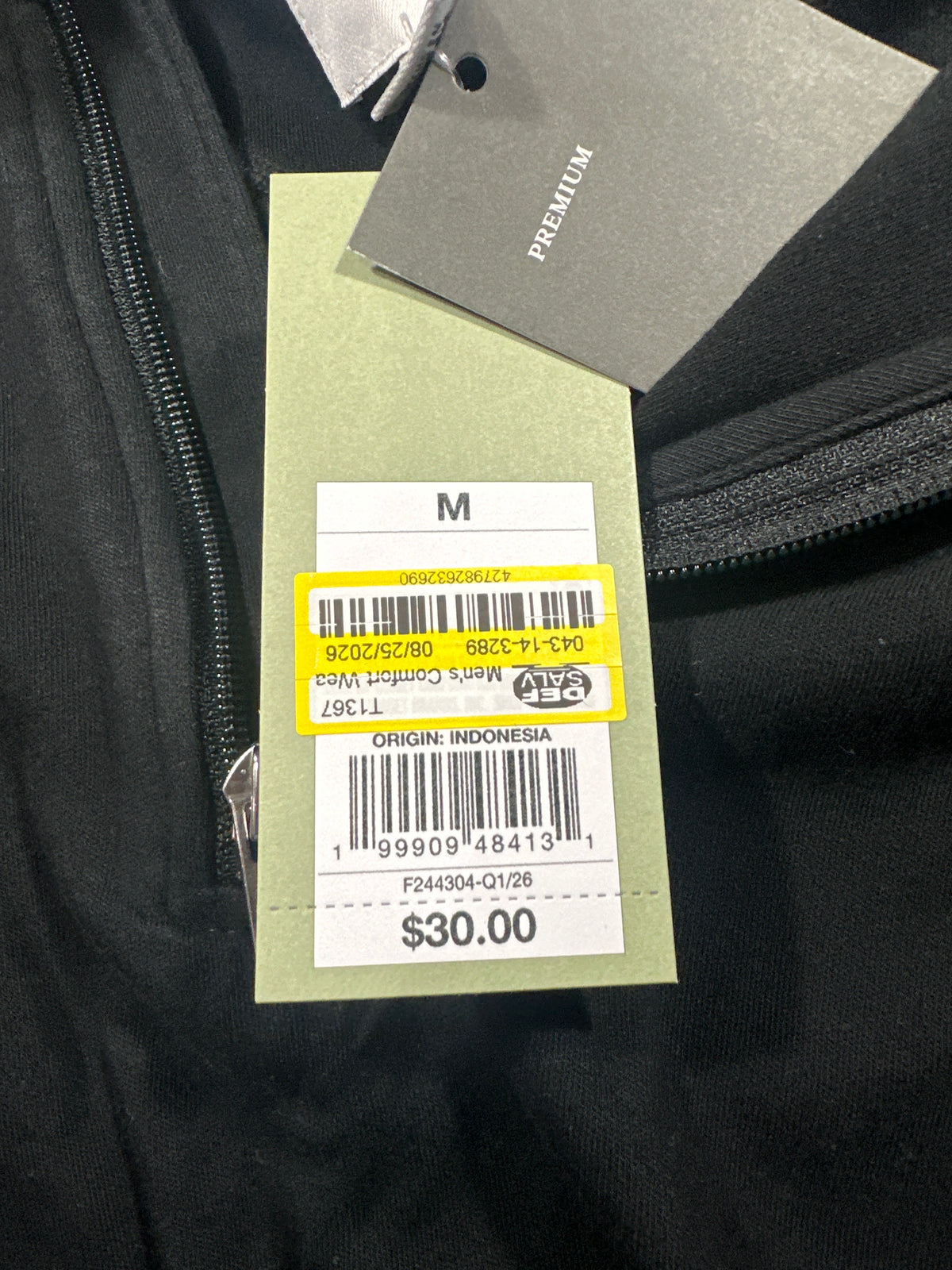 Goodfellow & Co Premium quarter zip fleece pullover M UPC tag