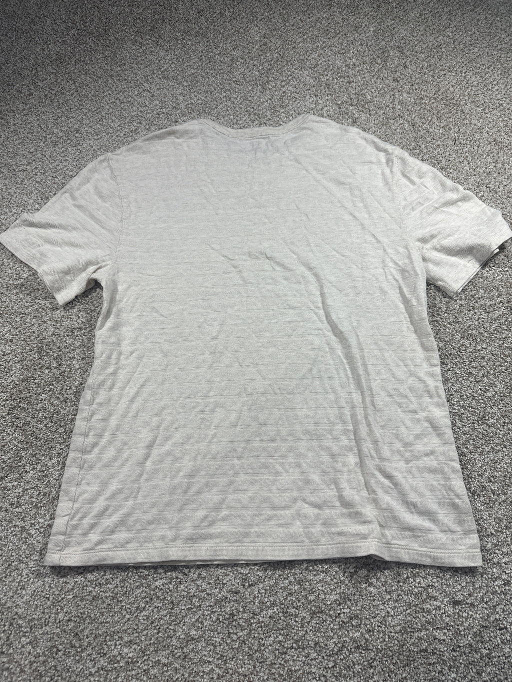 Goodfellow & Co textured vintage pocket T-shirt medium cream