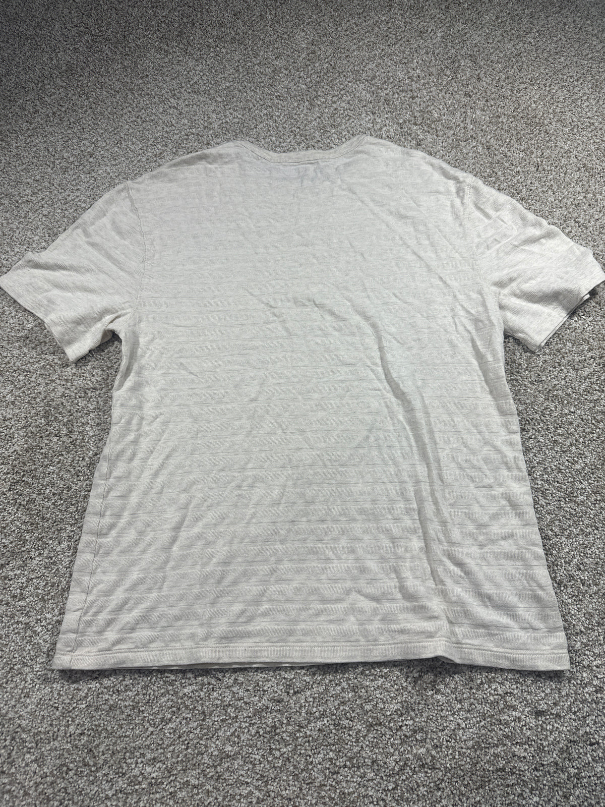 Goodfellow & Co textured vintage pocket T-shirt medium cream