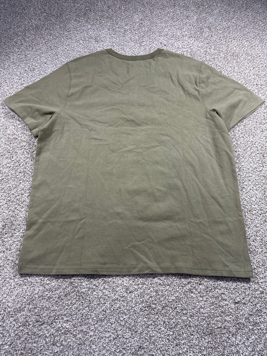 Goodfellow & Co vintage henley T-shirt men's large olive green