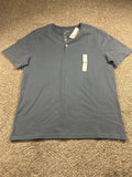 Goodfellow & Co vintage henley T-shirt men's large blue