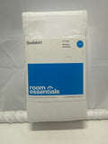 Room Essentials Bedskirt Full Size White 14" Drop