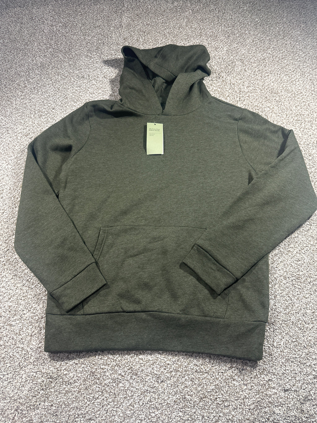 Goodfellow & Co every wear fleece hoodie men's medium olive
