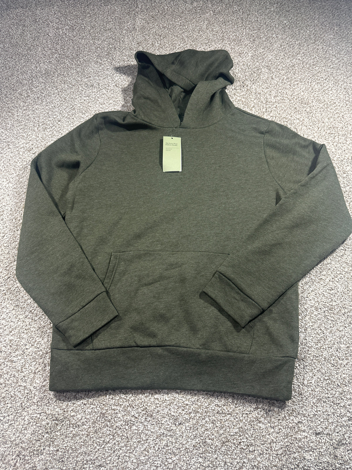 Goodfellow & Co every wear fleece hoodie men's medium olive