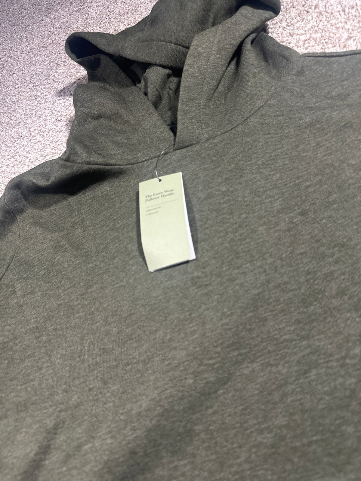 Goodfellow & Co every wear fleece hoodie men's medium olive