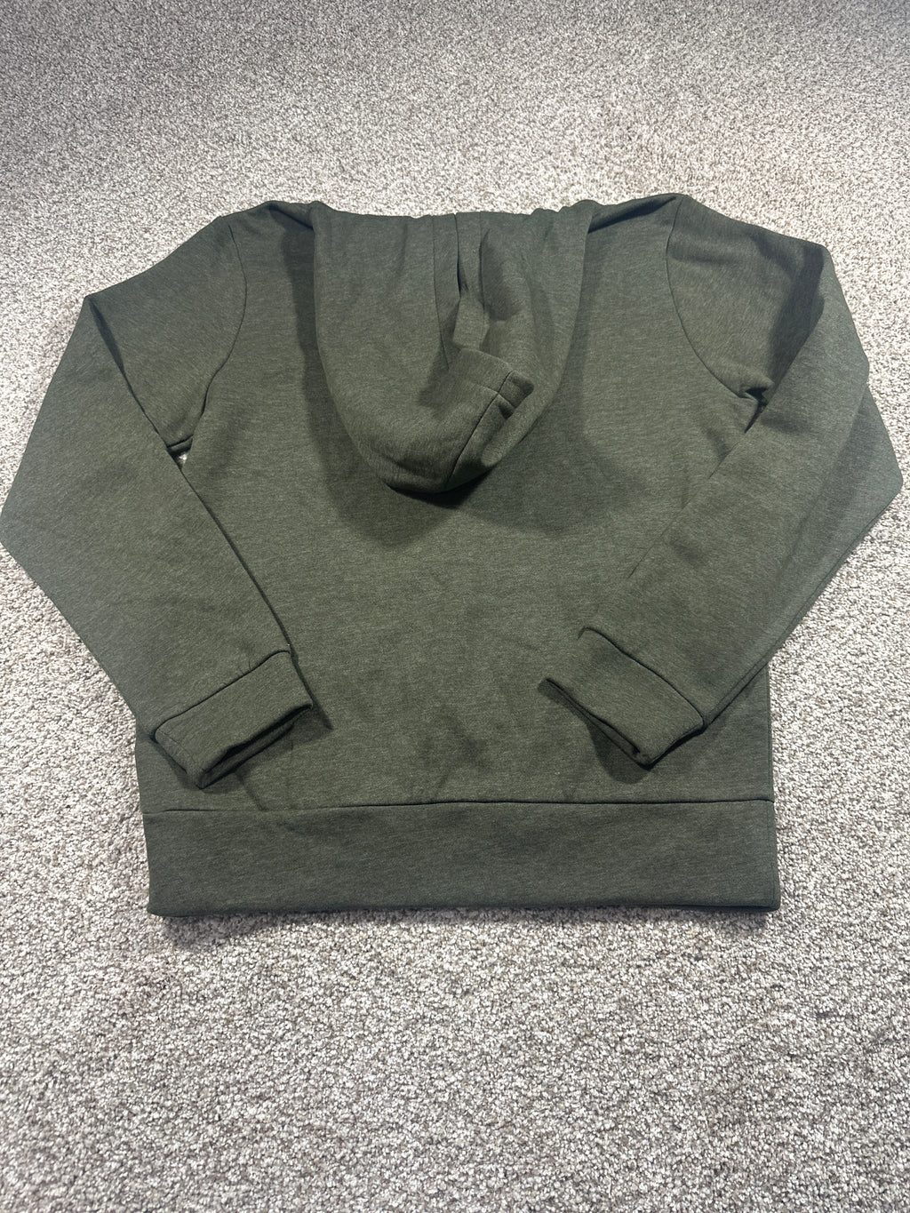 Goodfellow & Co every wear fleece hoodie men's medium olive