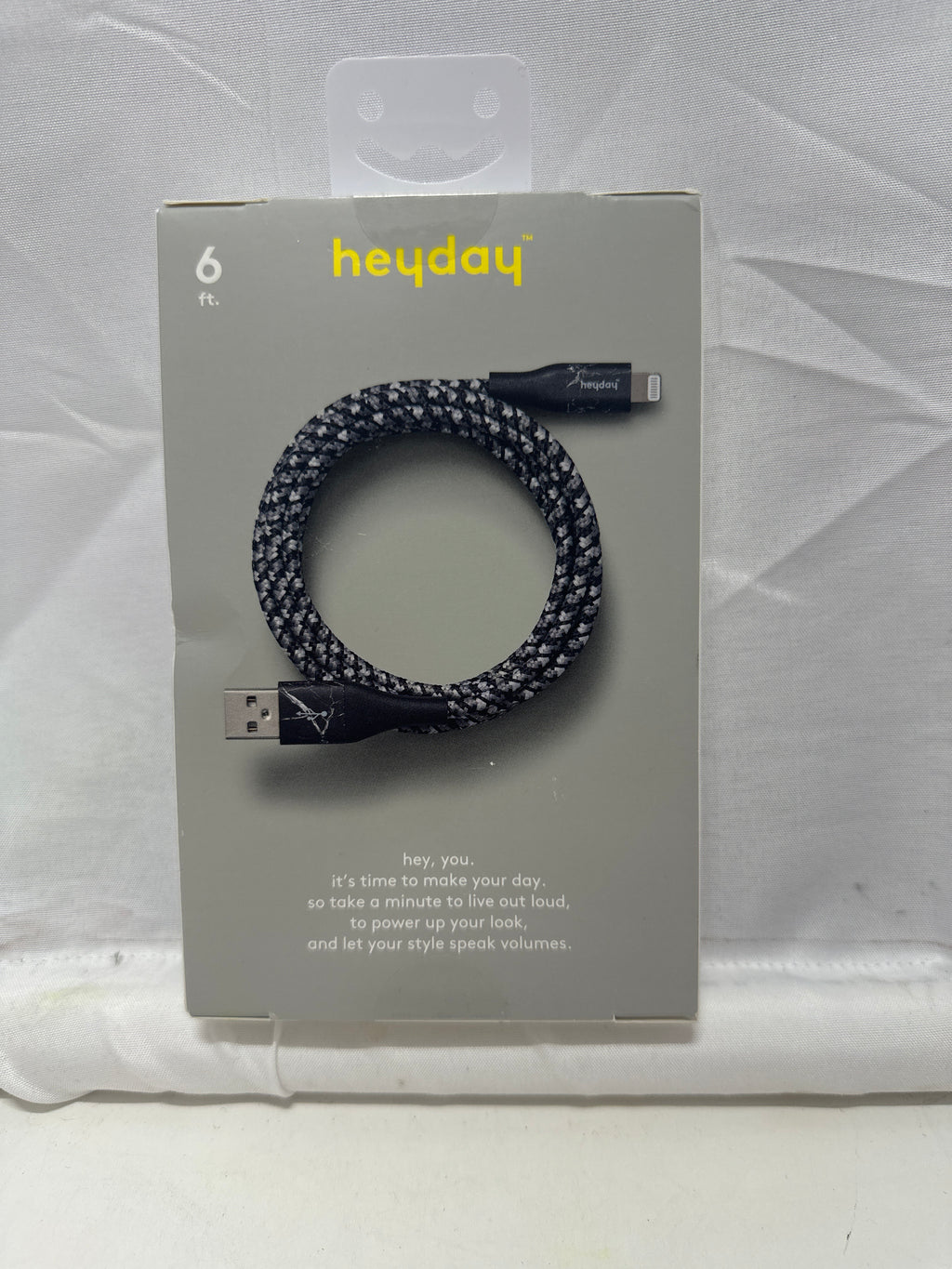heyday Lightning to USB-A Charging Cable Pair 6 ft, 2 Count
