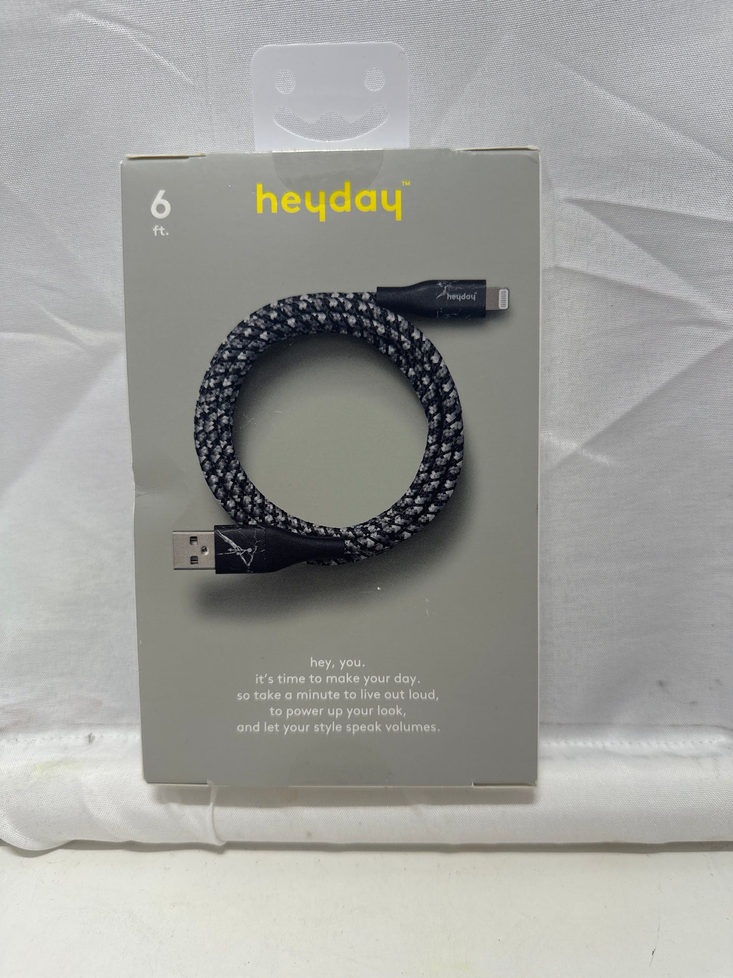 heyday Lightning to USB-A Charging Cable Pair 6 ft, 2 Count