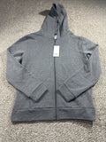 Goodfellow & Co Every Wear fleece full zip hoodie M charcoal