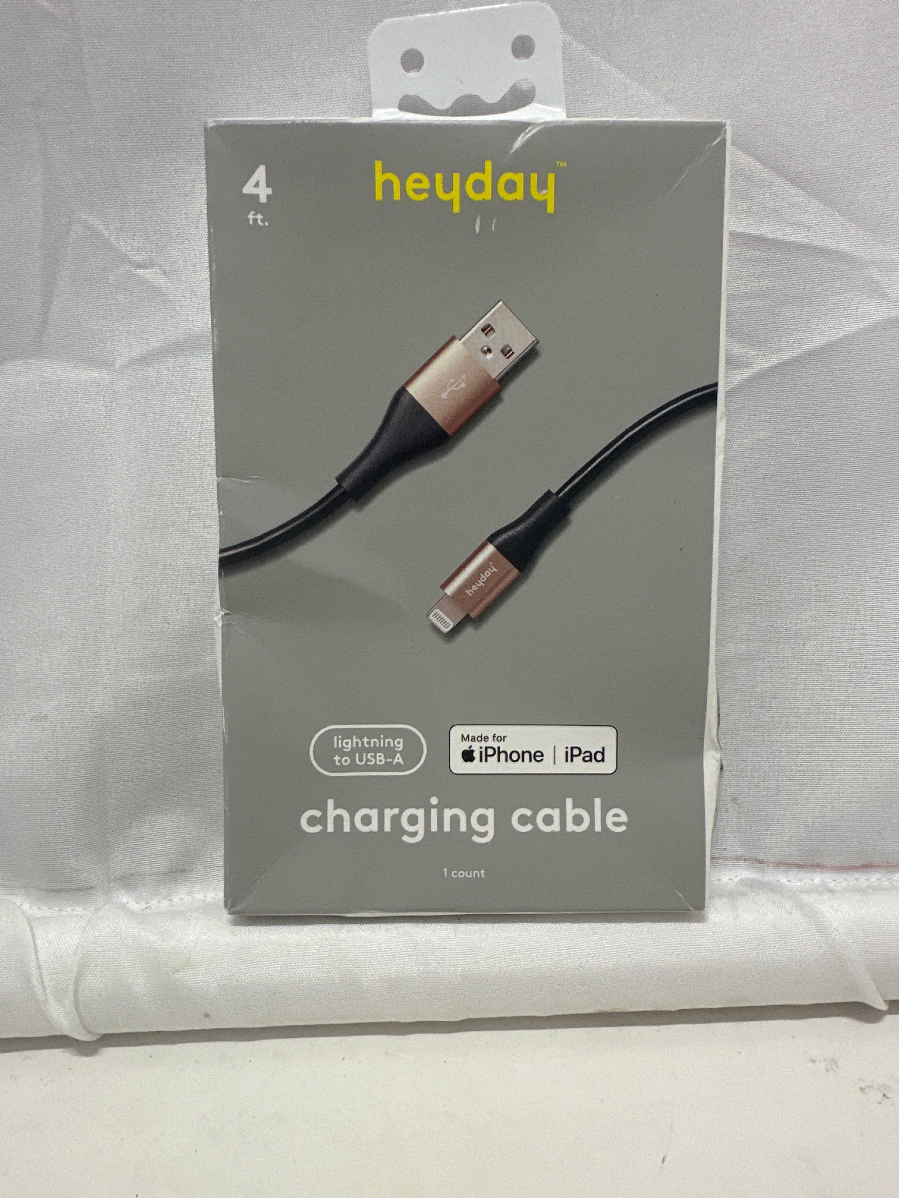 heyday Lightning to USB-A Charging Cable 4 ft