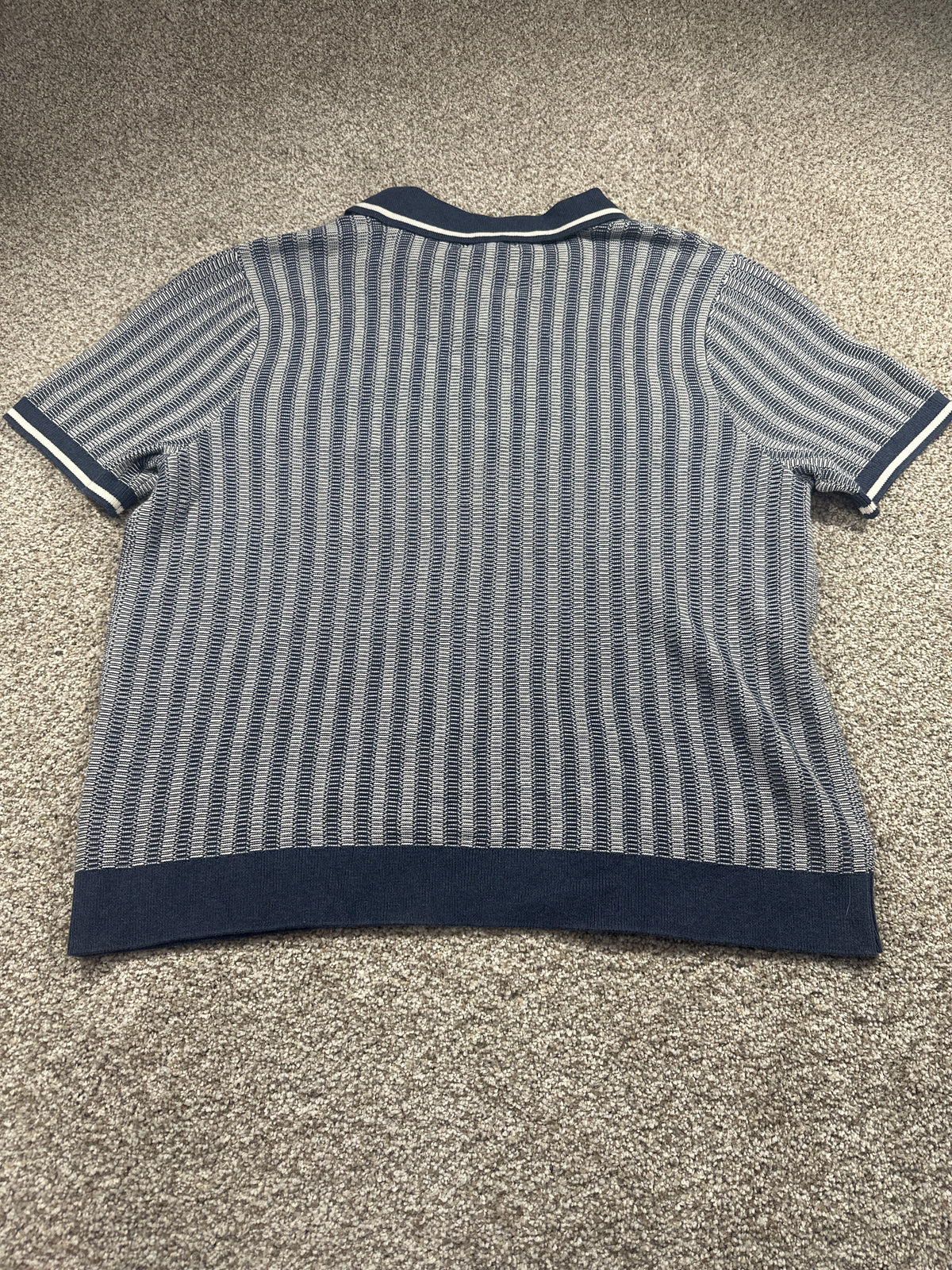 Goodfellow & Co Johnny collar sweater polo XXL blue