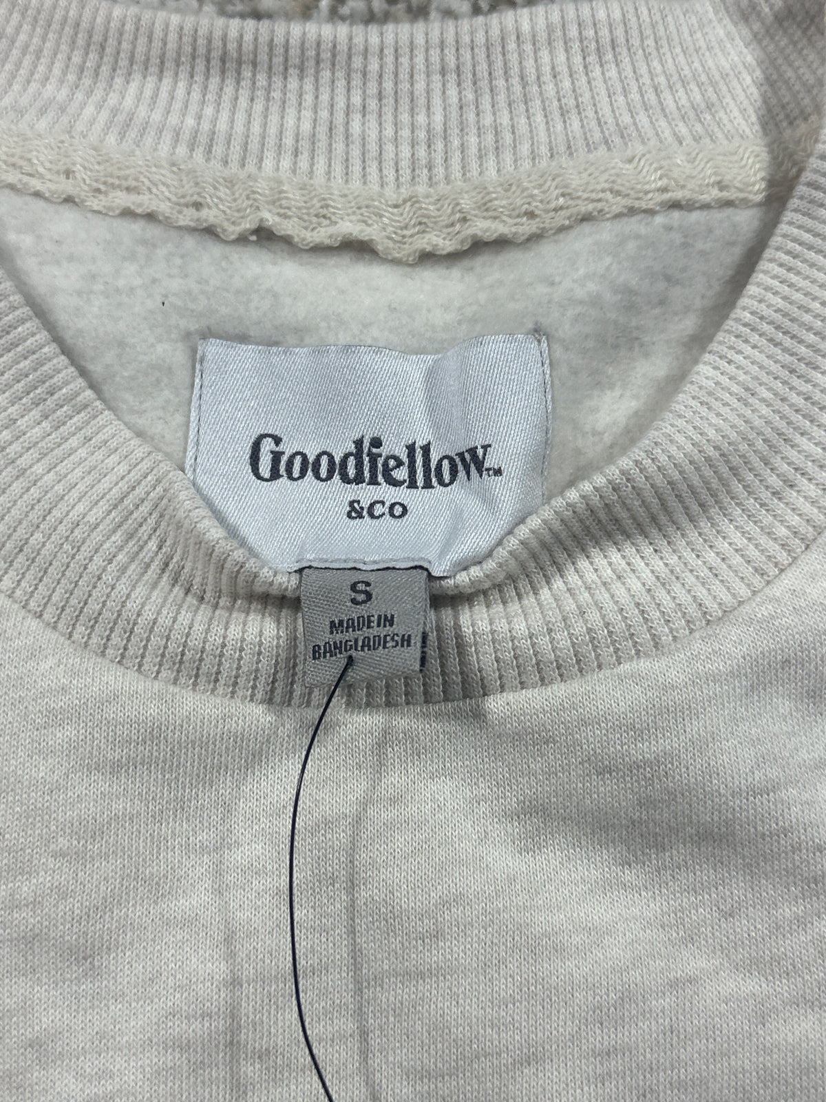 Goodfellow & Co Every Wear fleece crewneck S oatmeal