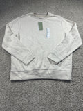 Goodfellow & Co Every Wear fleece crewneck L oatmeal