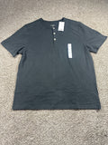 Goodfellow & Co vintage Henley T-shirt L charcoal gray