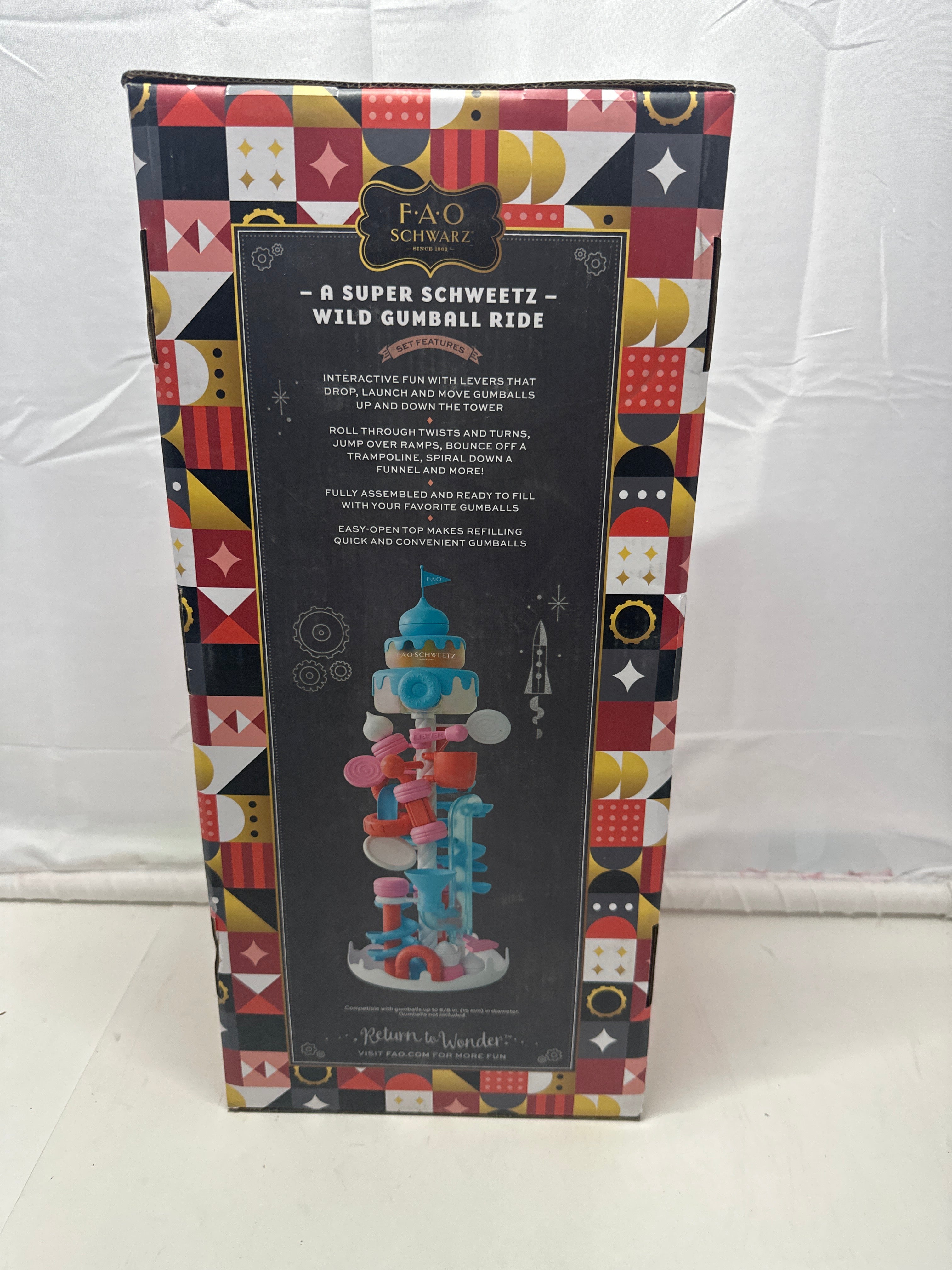 FAO Schwarz Gumball Tower Super Schweetz Playset