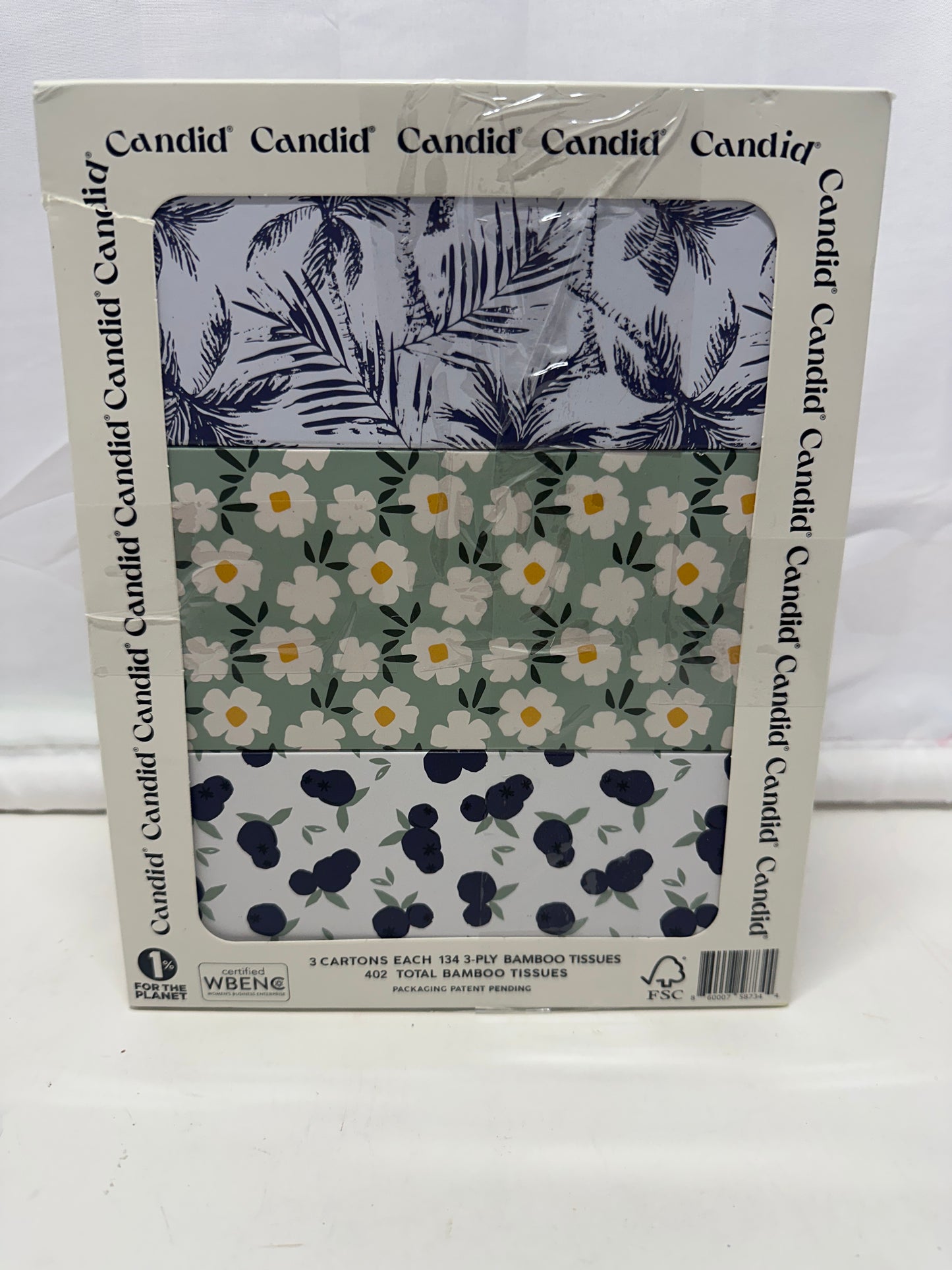 Candid 3-Pack Bamboo Facial Tissues