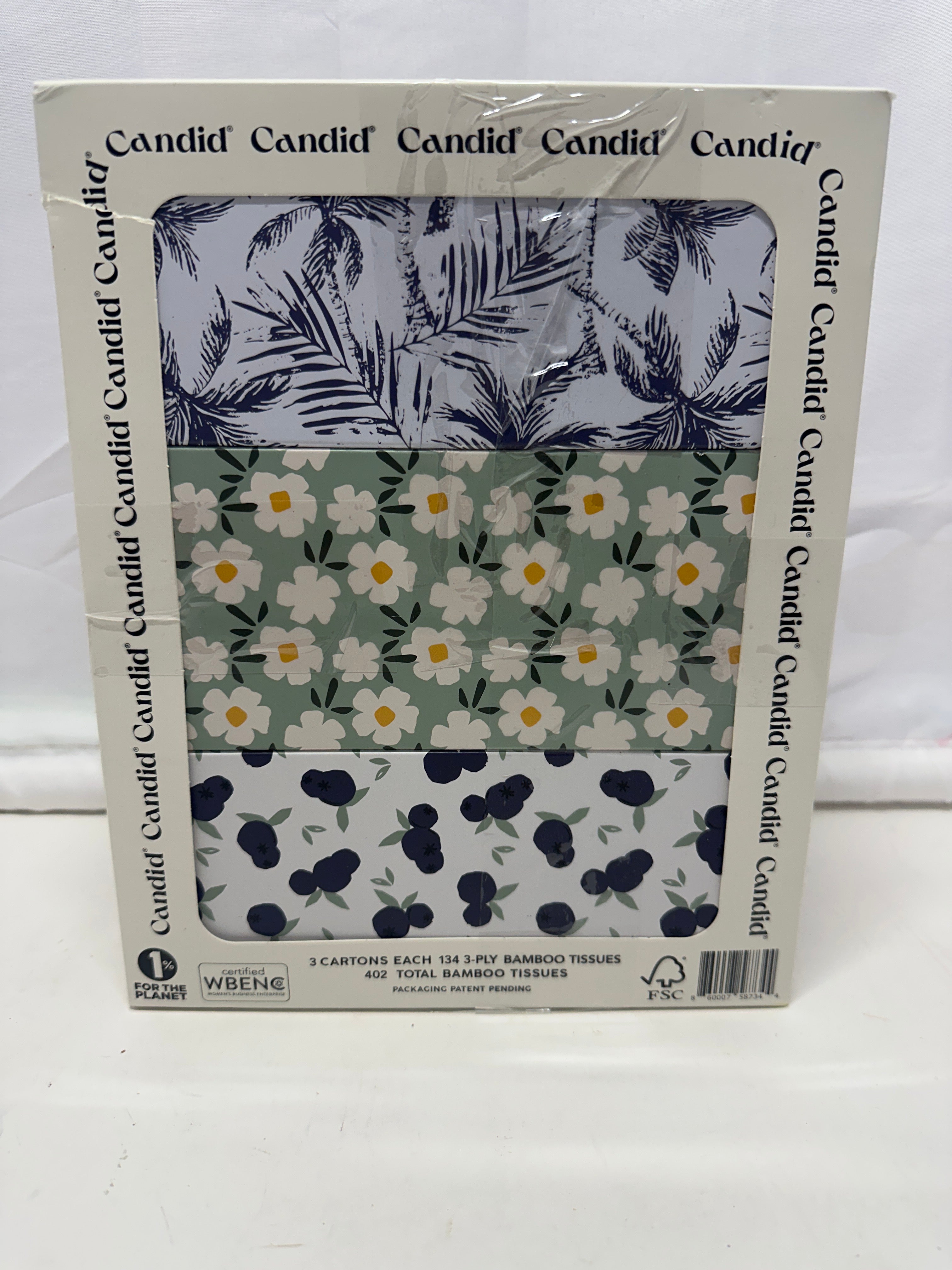 Candid 3-Pack Bamboo Facial Tissues