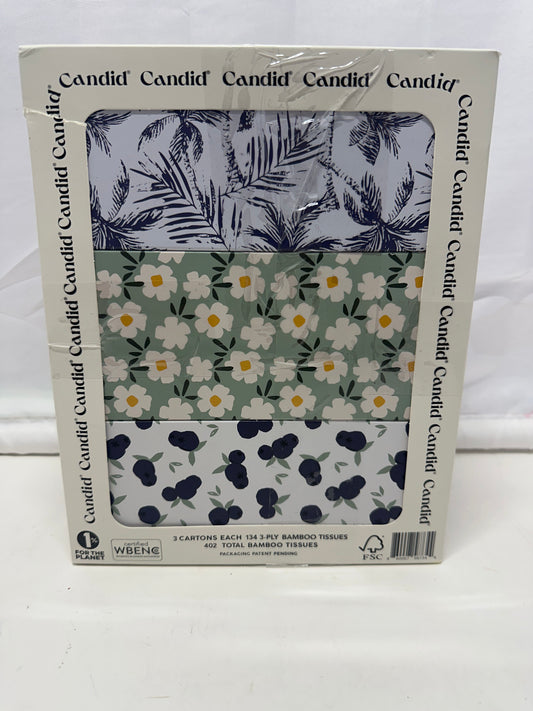 Candid 3-Pack Bamboo Facial Tissues