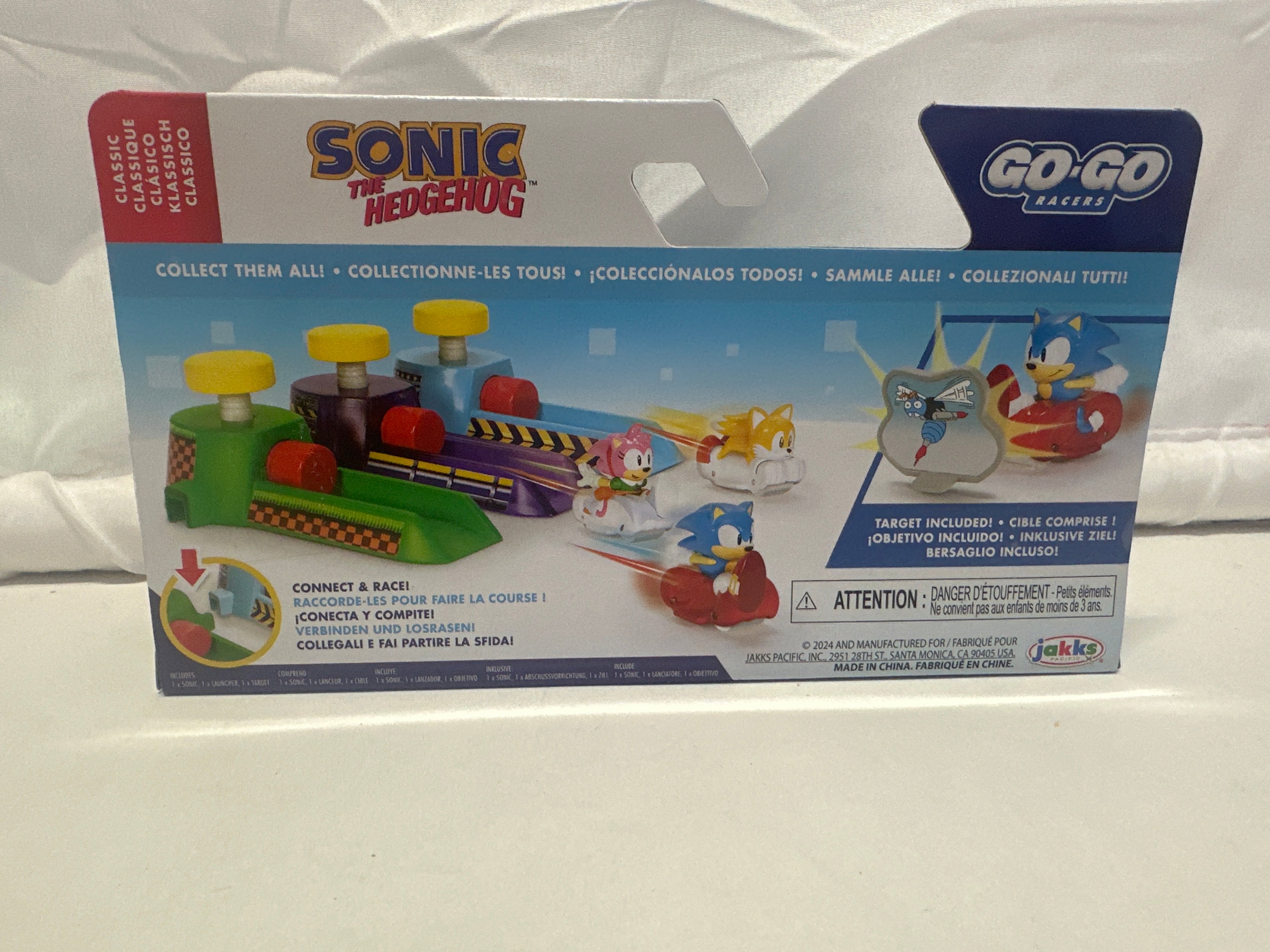 Sonic the Hedgehog Go-Go Racers Mini Launcher Set – Sonic Figure & Ramp Playset