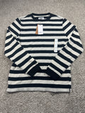 Goodfellow & Co Vintage Collection striped sweater S black ivory