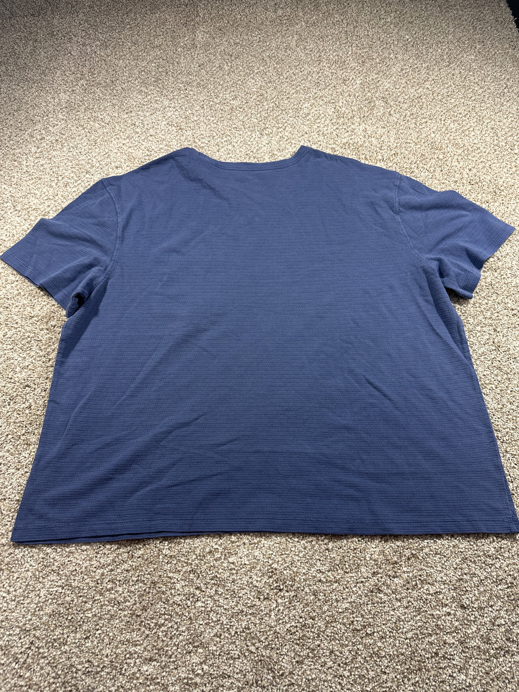 Goodfellow & Co textured vintage pocket T-shirt men's extra large blue