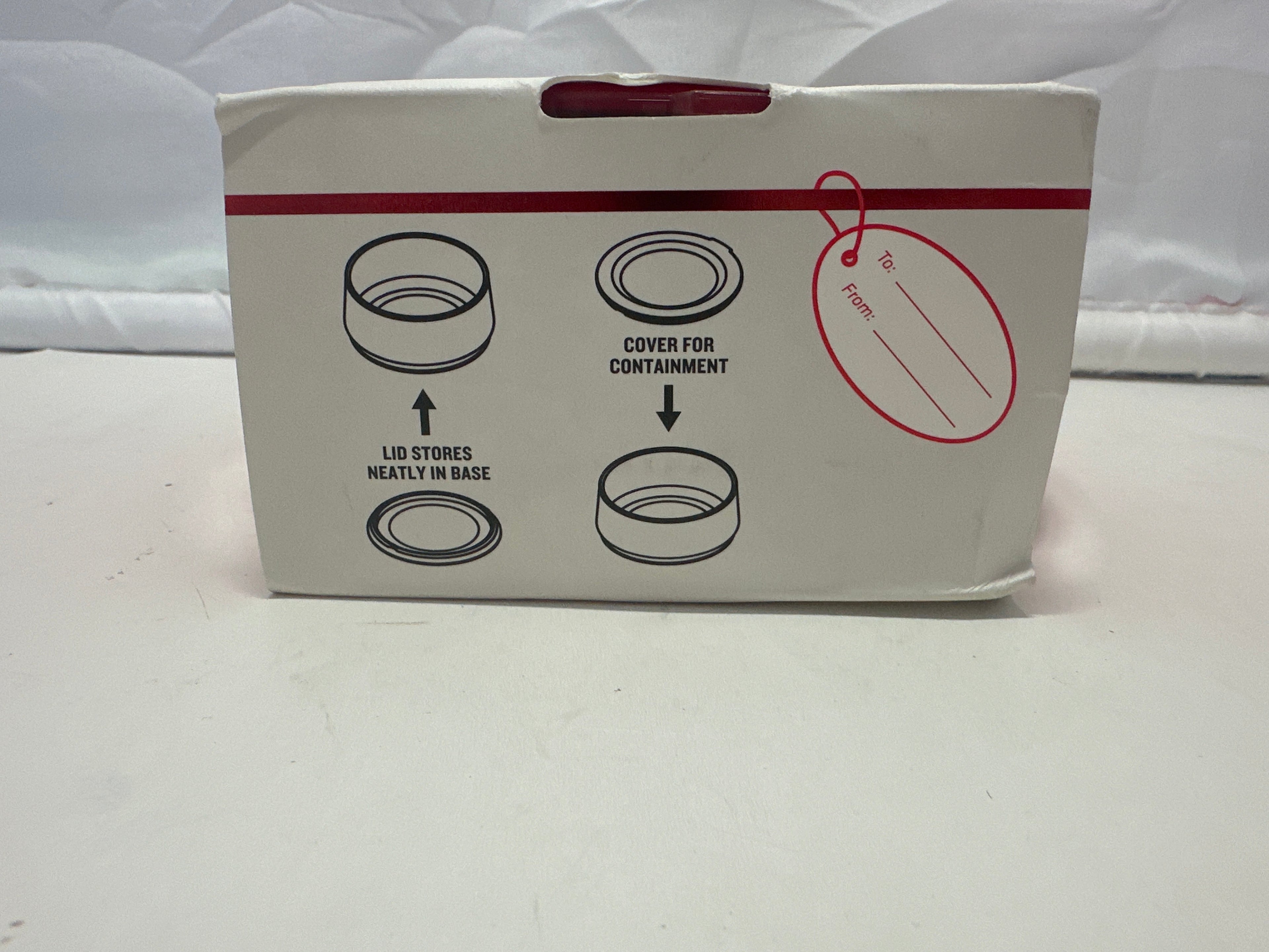 Stanley 24 oz Stainless Steel Pet Bowl Candy Cane Red