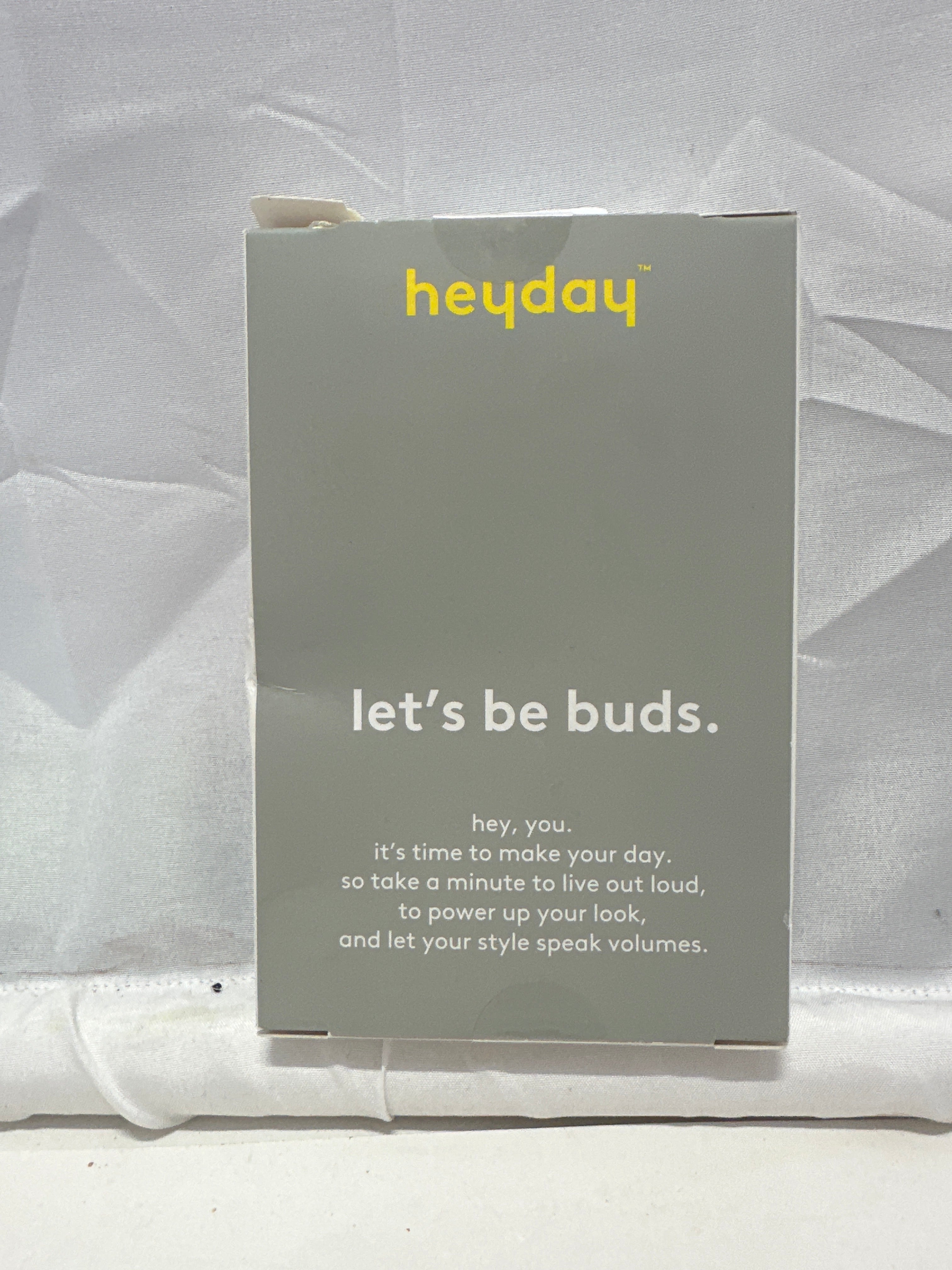 Heyday Wired Earbuds Coral Orange 3.5mm In-Ear Headphones
