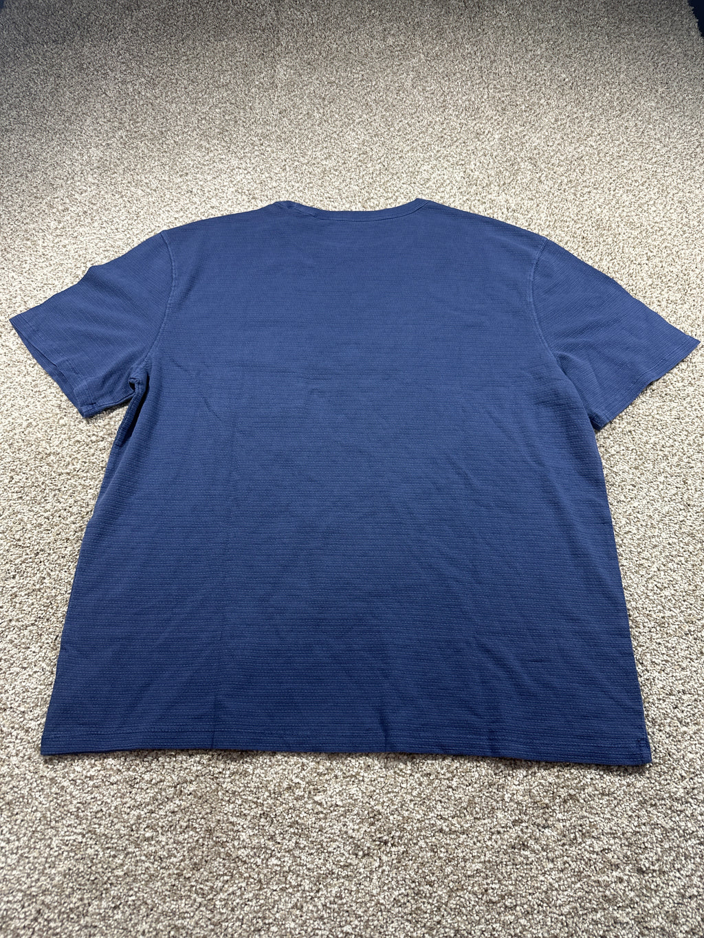 Goodfellow & Co textured vintage pocket T-shirt men's large blue