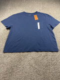 Goodfellow & Co textured vintage pocket T-shirt men's XXL blue