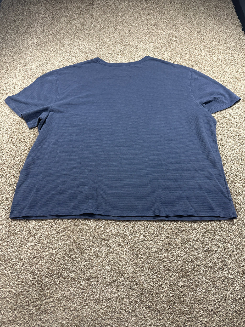 Goodfellow & Co textured vintage pocket T-shirt men's XXL blue